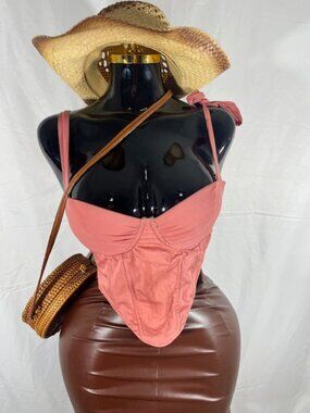 Windsor Rose Corset Bustier Top - Size S